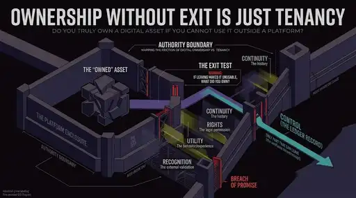 Ownership Without Exit Is Just Tenancy