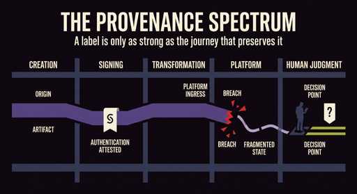 The Provenance Spectrum: Why a Label Cannot Protect Human Creativity by Itself