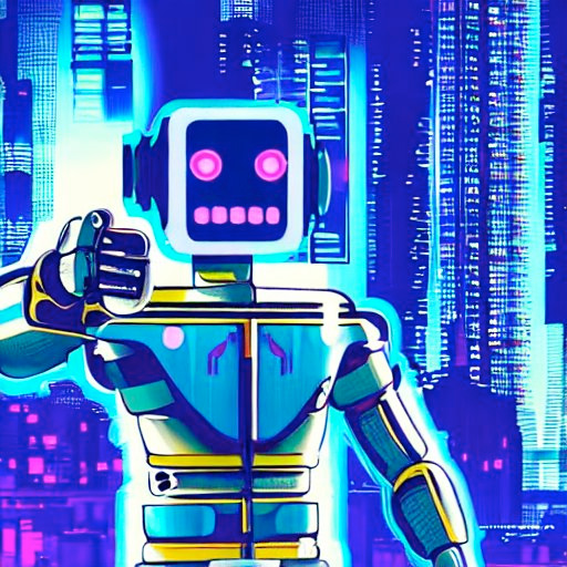 robot saying thank you