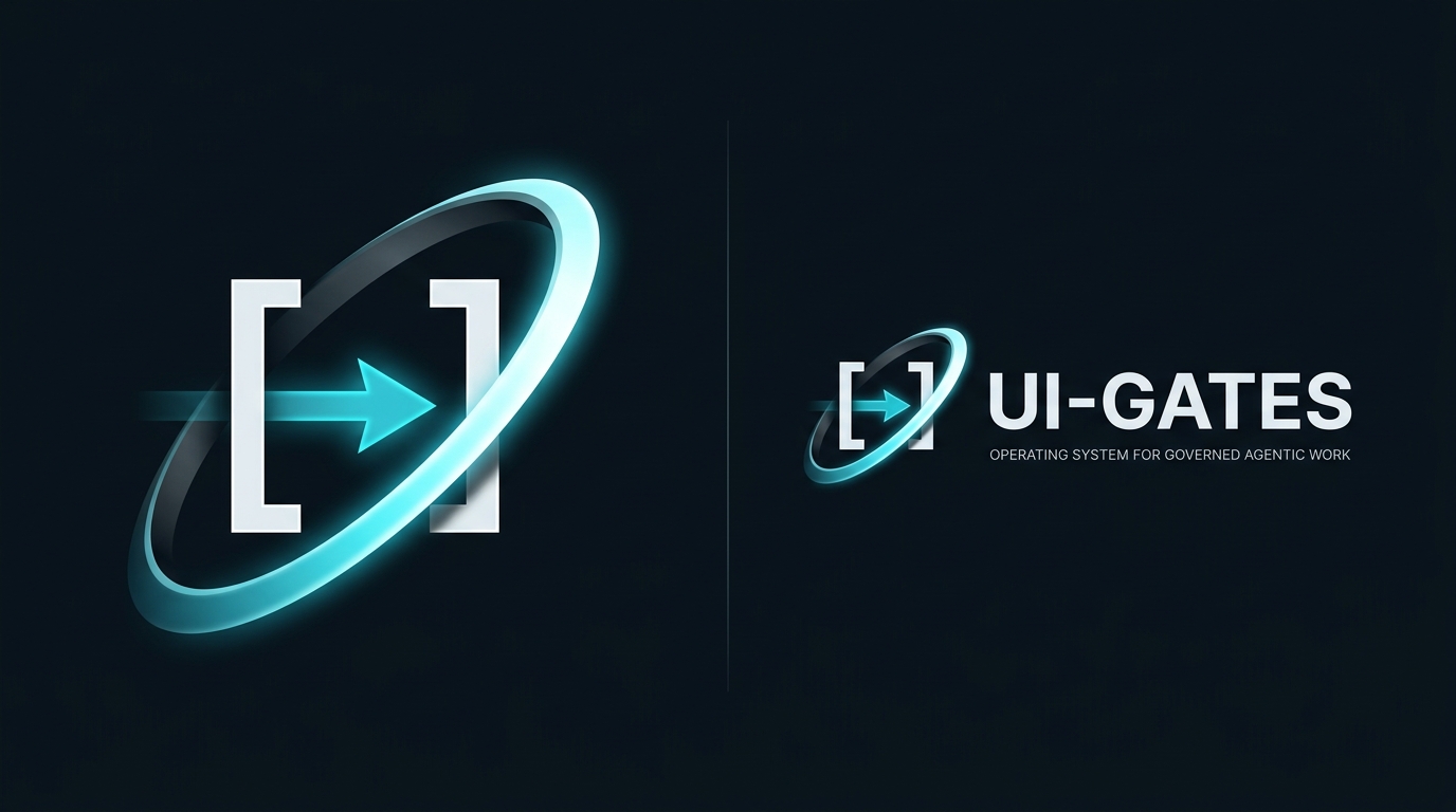 UI-GATES authority-aware execution operating system logo